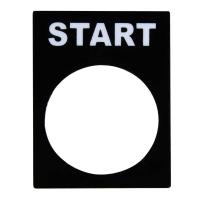 Табличка маркировочная START - фото