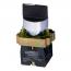 Кнопка поворотная XB2-BD53 3-х поз. с самовозвратом - фото