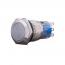 Кнопка металлическая TYJ 19-311 1NO+1NC (с фиксацией) - фото