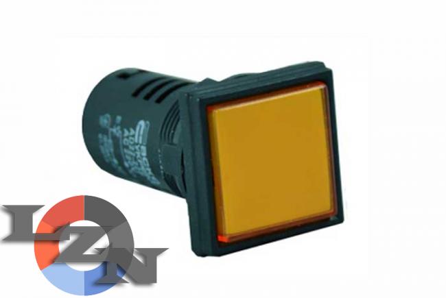 Фото арматуры светосигнальной AD22-22F желтой