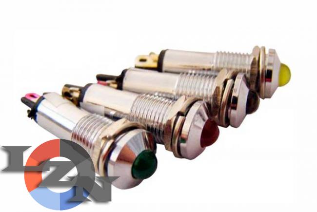 Фото арматуры светосигнальной AD22B-8 зеленая