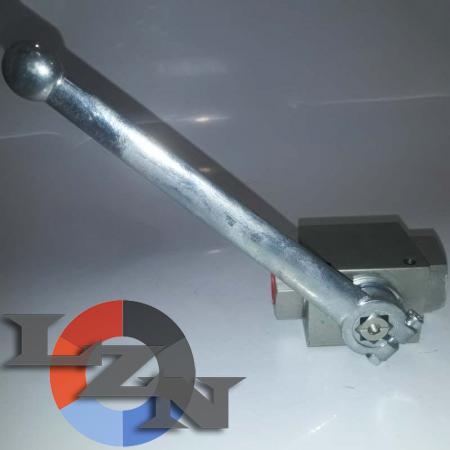 Блочный шаровый кран трехходовой DN20 G3/4 PN400 - фото №3