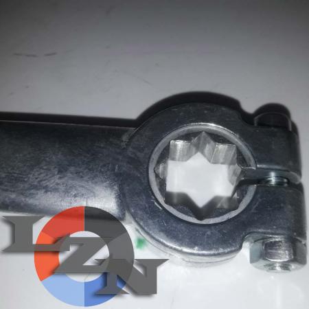 Блочный шаровый кран трехходовой DN20 G3/4 PN400 - фото №4
