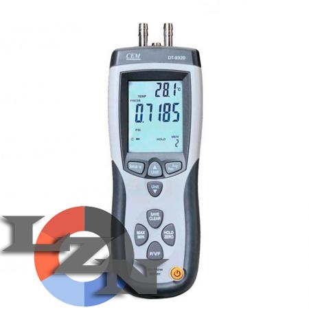 Фото дифманометра цифрового DT-8920 (с трубкой Пито)