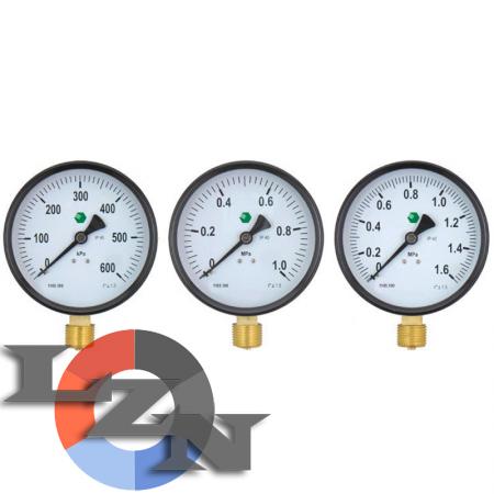 Фото манометра 25 МПа (250 бар)  100мм; М20х1