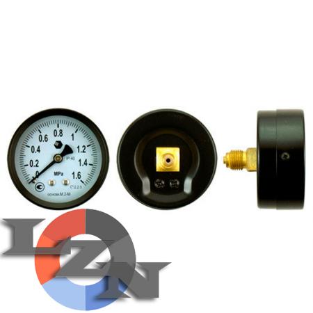 Фото манометра 400 кПа (4 бара)  63 мм; осевой; G1/4