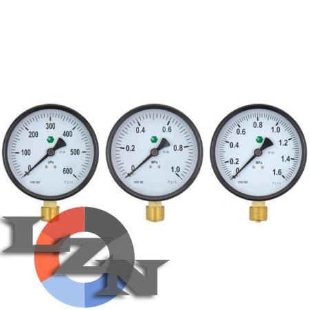 Фото манометра 6 МПа (60 бар)  100мм; М20х1