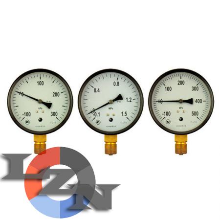 Фото мановакуумметра  100мм -100...0...60 кПа