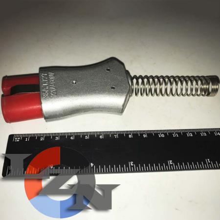 Разъем двухконтактный термостойкий (ZA727Si)-TX1004 - фото №2