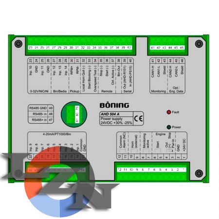 Система пуска/остановки и сигнализации дизеля AHD 504 A - фото